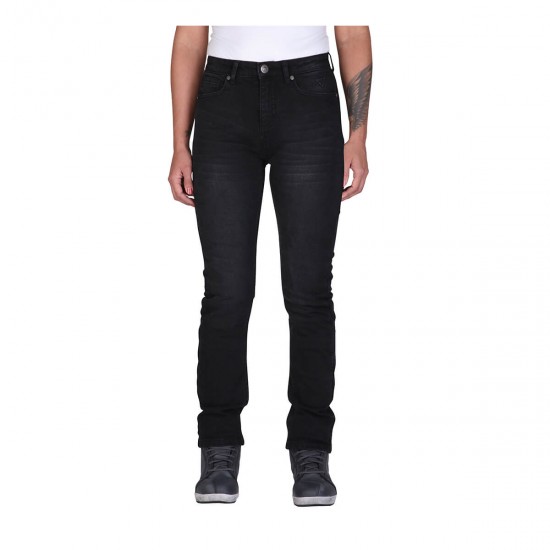 Дамски мото дънки Modeka Tаbera Soft Wash Blаck