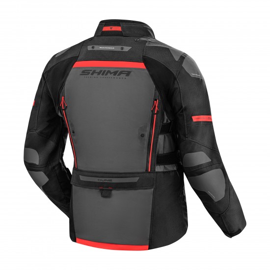 Туристическо мото яке 4 сезона SHIMA DUNE MEN RED