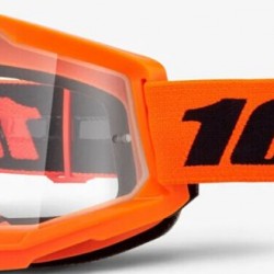 Мотокрос очила 100% Strata 2 Orange Clear - Прозрачна леща